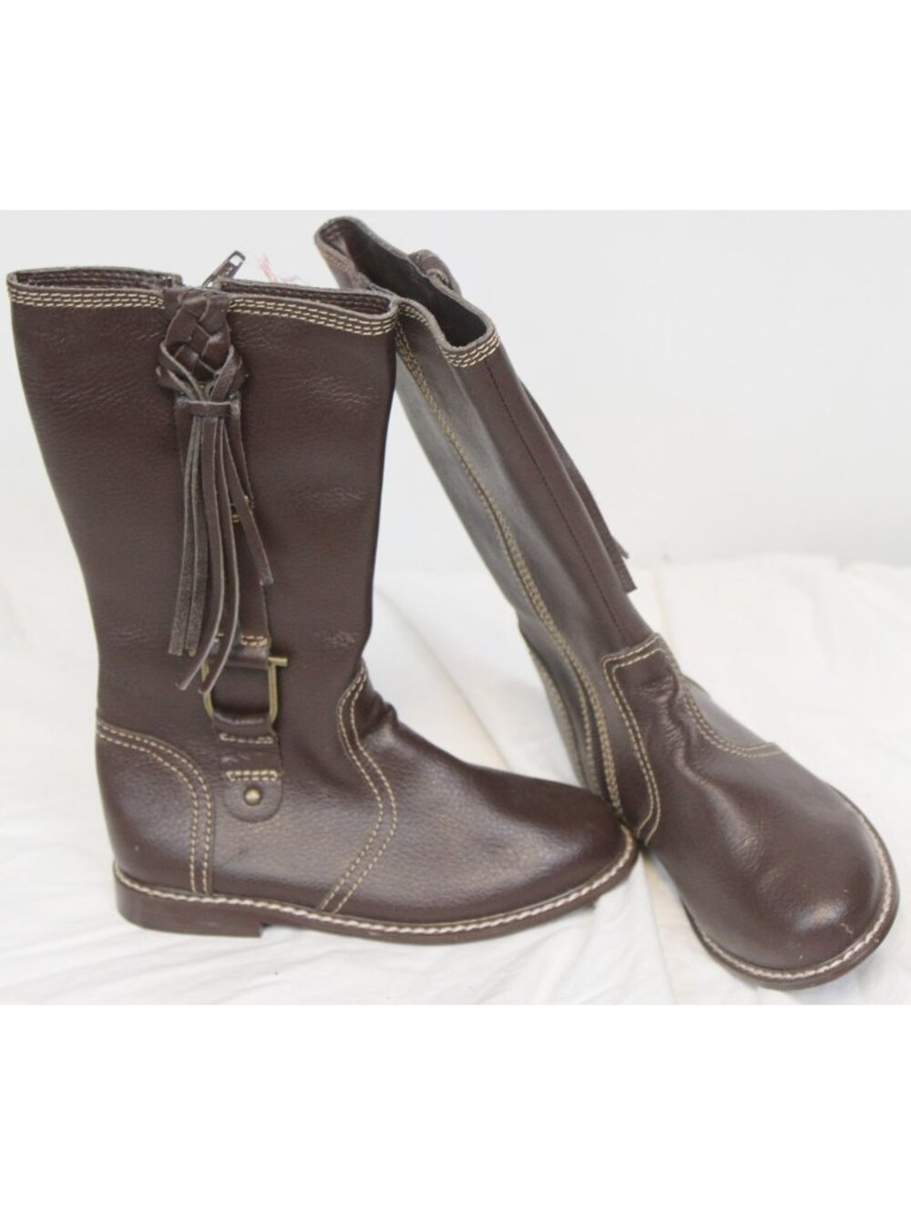 2007 Gymboree Equestrian Club Riding Western Boots Cowgirl Girls sz 11 Tassels